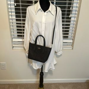 Kate Spade Purse Sparkling Black/Navy Purse 🖤 Silver Hardware♾️Brand New🖤